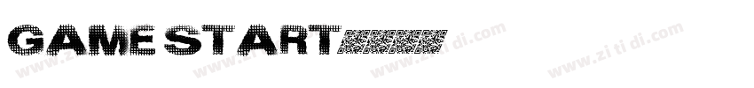 GAME START字体转换